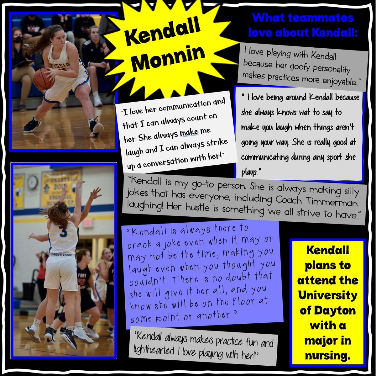 Our seniors this year have been fantastic role models for the rest of the team! Their dedication and hard work over the past four years is a big part of our success! Congrats to Ashley, Katelyn, and Kendall! Senior night is Tuesday...watch online if you aren't able to make it!