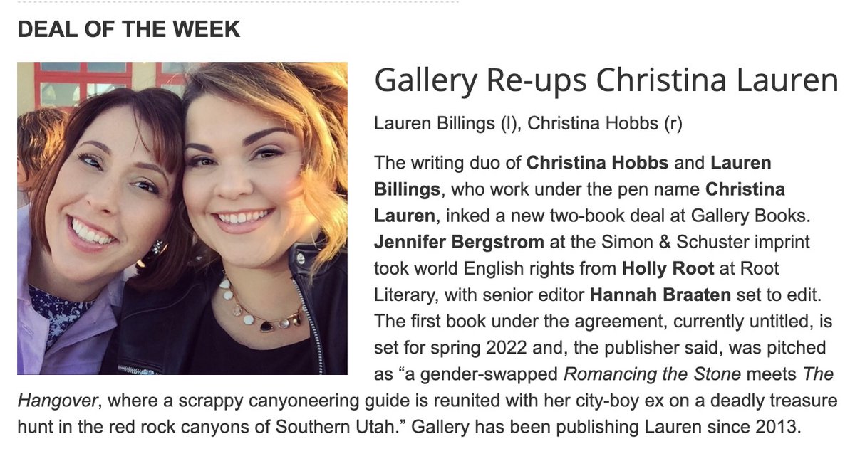 We have news! New CLo coming your way! @simonschuster @GalleryBooks