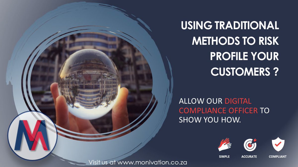 Does your Crystal Ball fail you sometimes when Risk Profiling a client? We can help to bring some science into the mix, with tried and tested Risk Profiling methods for your Due Diligence.

#RegulatoryCompliance #DueDiligence #KYC #FinTech