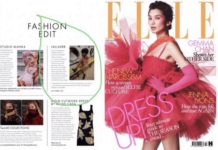 LALLAXRR's tweet image. Thank you to @ELLEUK Magazine for featuring #LALLAXRR in there February issue! ❤️🙏🏽❤️