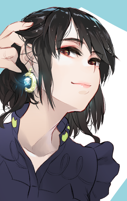 「crescent earrings」 illustration images(Latest｜RT&Fav:50)｜4pages