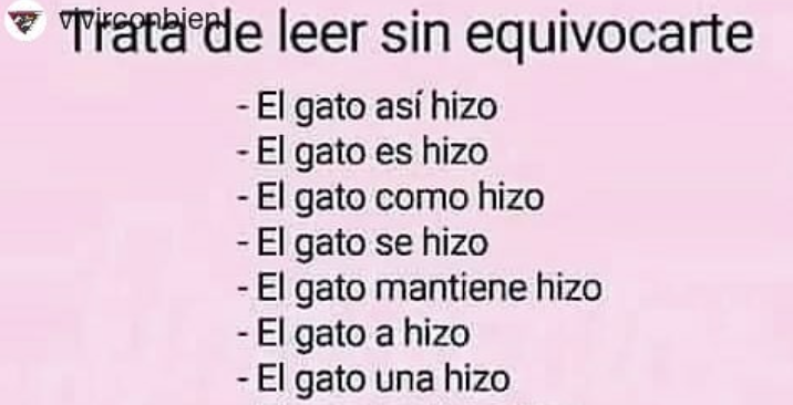 lacumbara's tweet photo. A que no puedes leer esto sin equivocarte...

Puedes ver la imagen completa en nuestro Insta >> https://t.co/t7Zvv0V2wL https://t.co/wf7HpKWDZ5