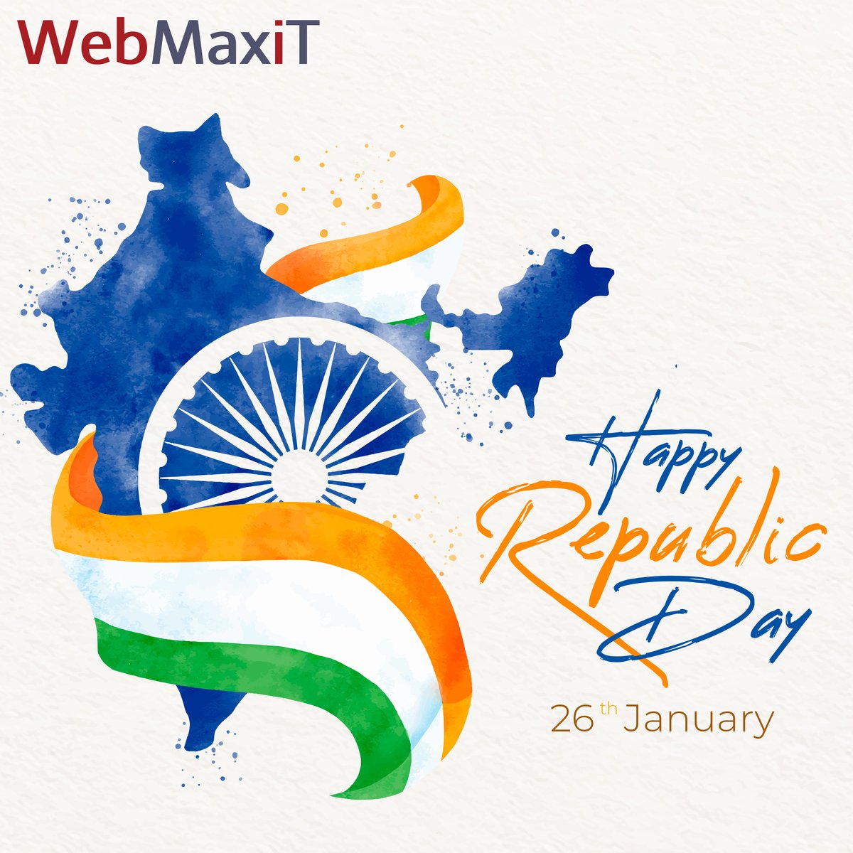 webmax_it's tweet image. May your business contribute towards the success of India. Let us, partner, together for making India a better and more developed country.Let’s celebrate this auspicious occasion of Republic Day with high spirits and great enthusiasm.
Visit : bit.ly/39hT64e