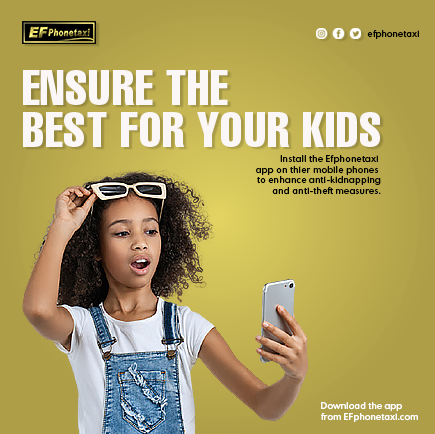 MacVikky's tweet photo. Did you know?
That with the @efphonetaxi app you can now monitor the movements of your kid/ward?

Just visit https://t.co/Ry8af9iIAz for more info

#EFphonetaxi #EFnetworkLtd #Lampard #DominosChocoPizza #OverdoseByFolaship #Chelsea #GAPMATRIX https://t.co/0Fy7P29Am6