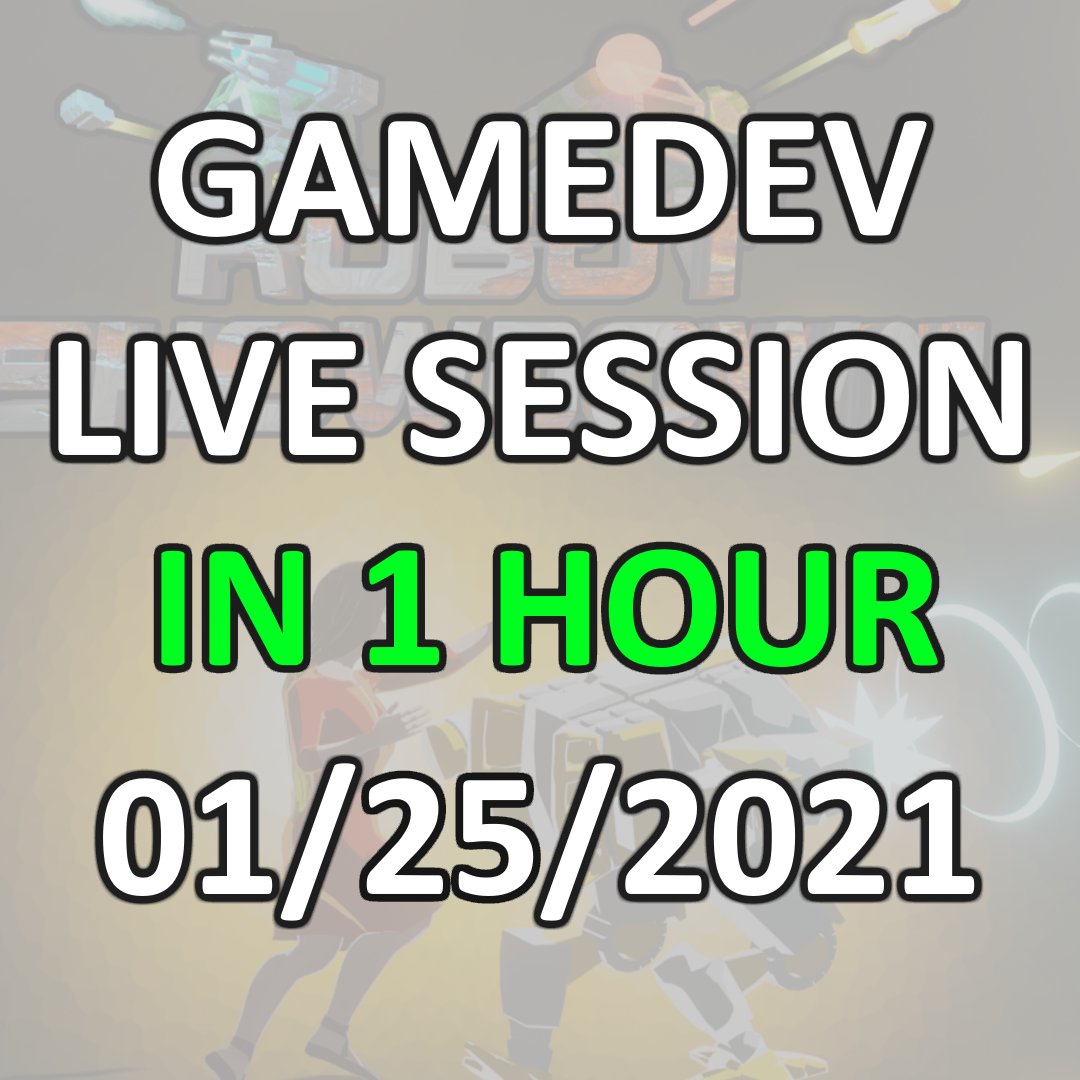 ShowdownRobot's tweet image. I will be developing #robotshowdown live in an hour (mostly programming and 3d modeling when needed) I will be dropping a link soon

#live #gamedev #GameDeveloper #indiedev