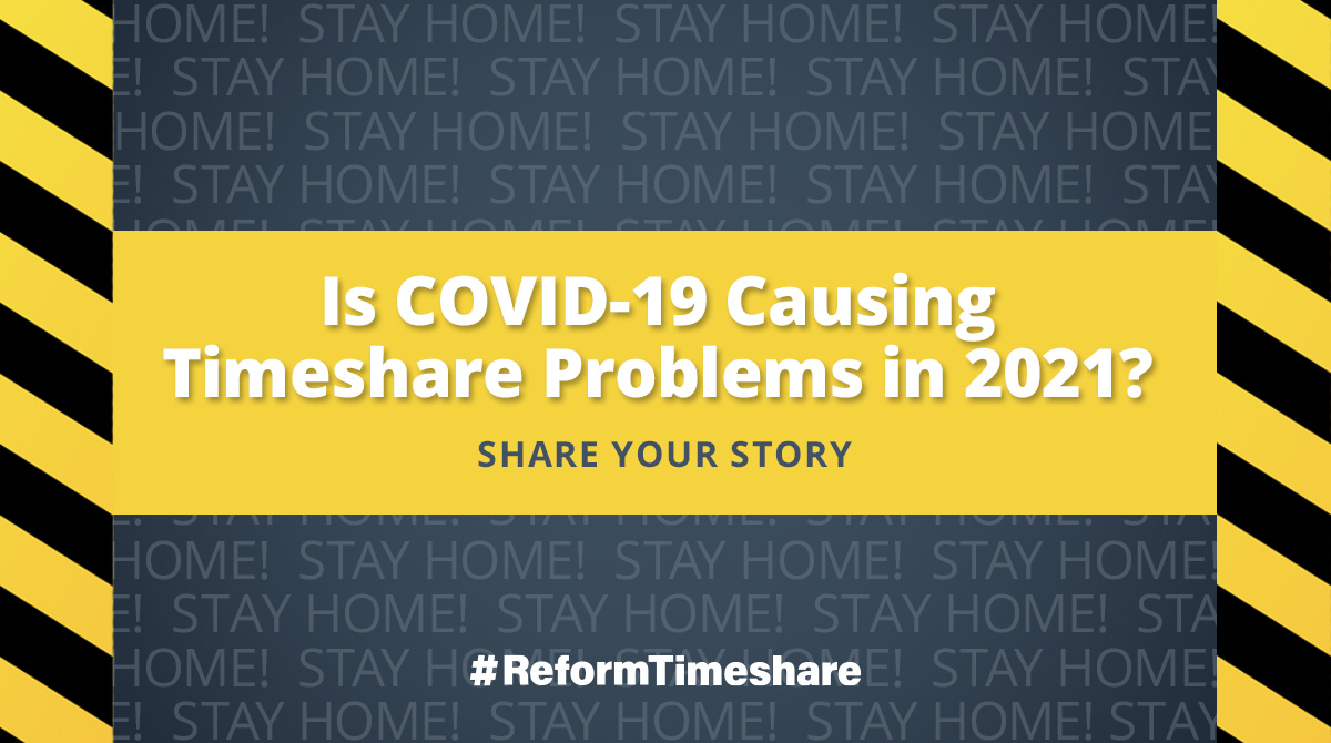 Almost a full month into the new year and COVID-19 isn't going anywhere soon. How is your timeshare dealing (or not dealing) with it? 

Reply with your COVID-19 timeshare stories below, via private message, or by submitting your story on our website here: bit.ly/393uJaa