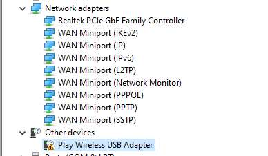 Persegan's tweet photo. Hi @BelkinCares , I'm trying my F7D4101 v1 wifi usb adapter in my windows 10, I've downloaded the official driver from your page and used it as an admin both normally and with win 7 compatibility, but I get an error during installation and it doesn't seem to work after. Help? https://t.co/N1KKD8kzyM