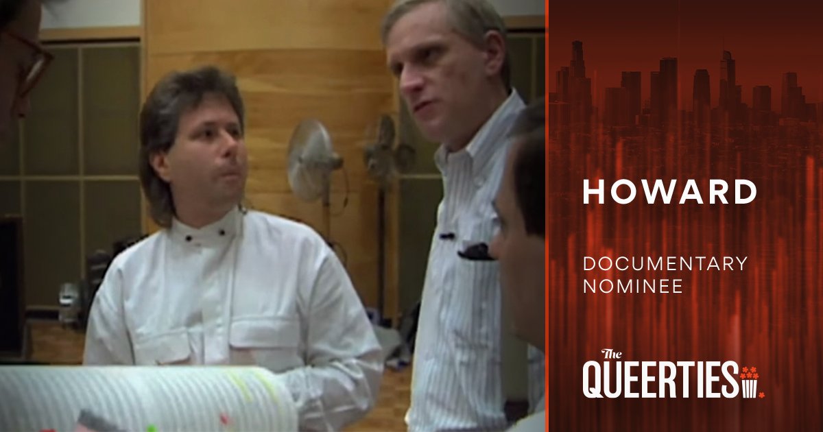 Queerty's tweet photo. The #Queerties are here! Congratulations to DOCUMENTARY nominee #HowardDoc. Vote for all your #LGBTQ favorites once a day, per device, until voting closes on February 16th. π https://t.co/RsyRMxsRqt https://t.co/F0oJEth192