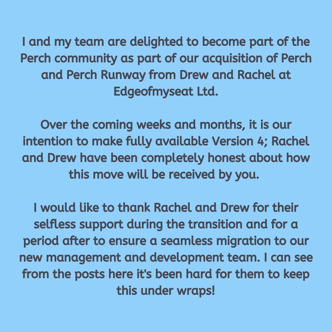 Perch tweet media