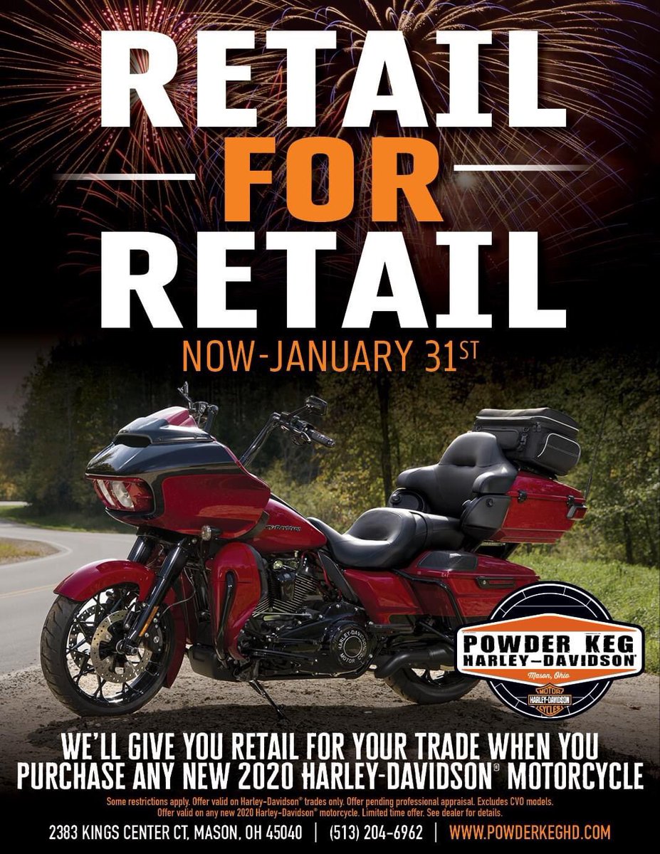 PowderKegHD's tweet photo. Retail For Retail is back! While supplies last.
Contact Us: https://t.co/urpPZtabii
#PowderKegHarleyDavidson #HarleyDavidson #RetailForRetail https://t.co/LkHBZbDbT6