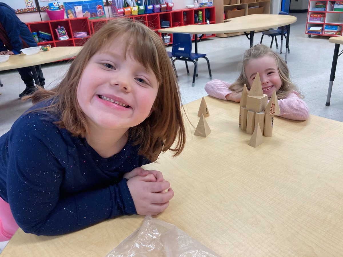 APLowPrimary's tweet photo. Ms. Hynes kindergarten students are exploring shapes in their numeracy blocks this morning. #geometryisfun @NLESDCA @NLESDNT https://t.co/kqYArPZBcz