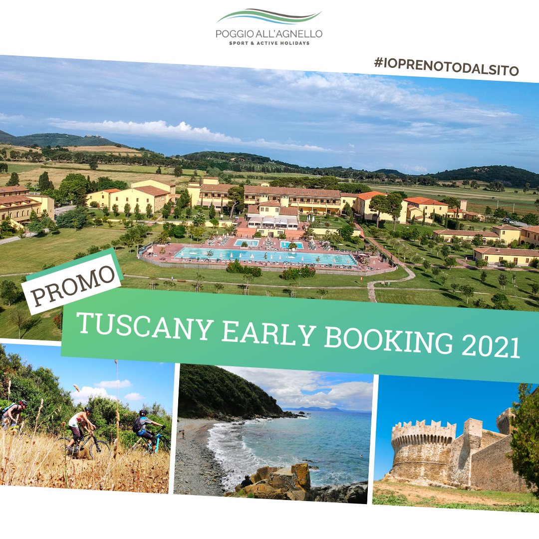 poggioagnello's tweet photo. TUSCANY EARLY BOOKING 2021 POGGIO ALL'AGNELLO 🤩

👉 Prenota entro il 31 gennaio per avere la migliore tariffa e le migliori condizioni del 2021! 🗓

Scegli Poggio all'Agnello per le tue Vacanze Mare in Toscana! ➡️ https://t.co/OVC6p30EHL

#vacanzamaretoscana #toscana #populonia https://t.co/QJ10LLiOWC