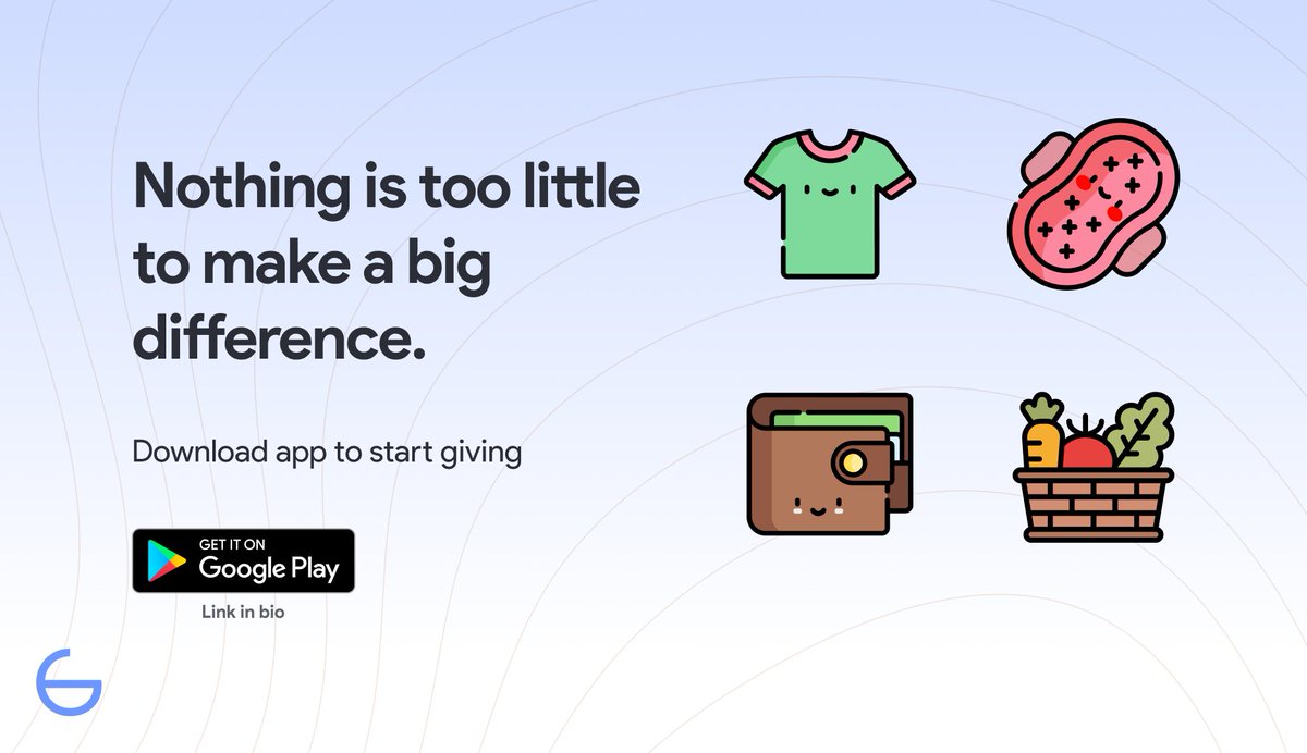 giftawayyy's tweet photo. Myth about giving:  "My donation is too small to make a difference"

Truth: A cup of garri or a jacket, could be the difference between life &amp; death for someone in need.
Through the Giftawayyy app, you can find people around you who need help.

Download: https://t.co/KQQWDWIs3k https://t.co/Qq9g8xO5lu