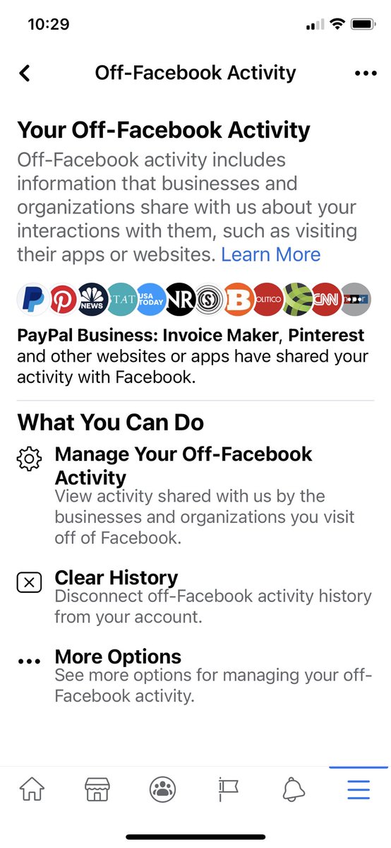 HeyTammyBruce's tweet photo. This is true. Here are some screenshots to guide you through where to look. Make sure you turn it off in addition to clearing the history. And take a look at that history, completely unacceptable. https://t.co/uGCnm5WYWL