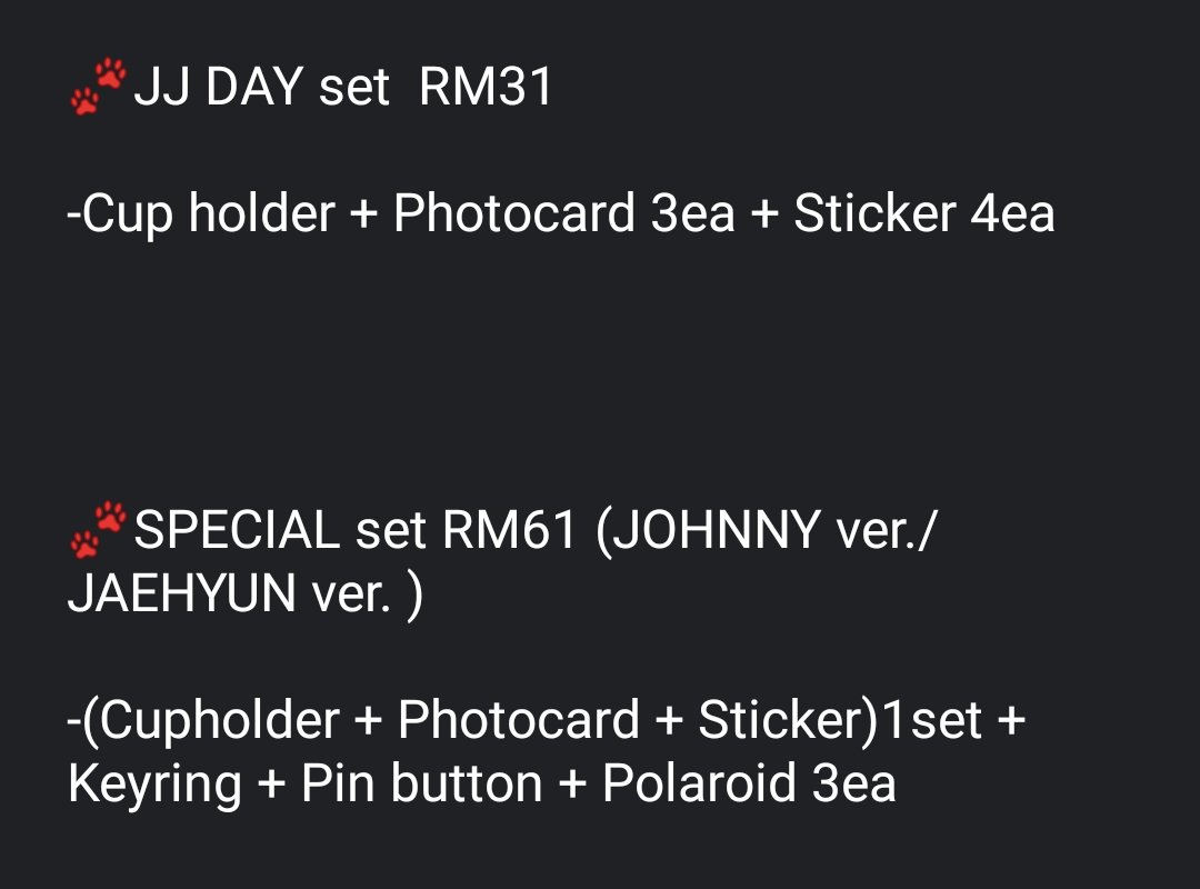 maddog_MYGO's tweet photo. [MY GO🇲🇾] 🎉𝗛𝗔𝗣𝗣𝗬 𝗝𝗔𝗘𝗝𝗢𝗛 𝗗𝗔𝗬🎂 by @mellow_midnight

Details and prices check last pic~🥰

🐾2nd payment needed
📅 January 30

DM to order!!🥺
#NCT #JOHNNY #JAEHYUN #MYGO #MADDOGGO https://t.co/20GxiaW2Fv