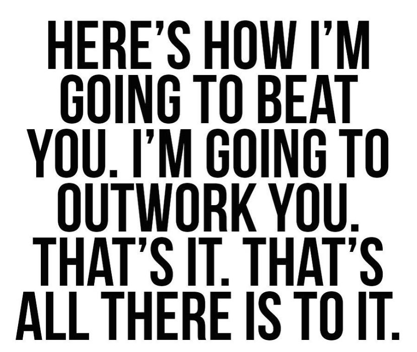 Grizzzly51's tweet photo. That’s It..
Nothing To It Really..
Just —> OUTWORK EVERYONE!! 🐻😈😤
#Mindset #Lifestyle #ThisIsTheWay
#Motivated #SurroundYourselfWithHunters #Hungry #Relentless #Blessed #OutworkEveryone #GrizzlyStrengthInc #BuiltByGrizz #NothingToItButToDoIt https://t.co/i88n4RhWSM