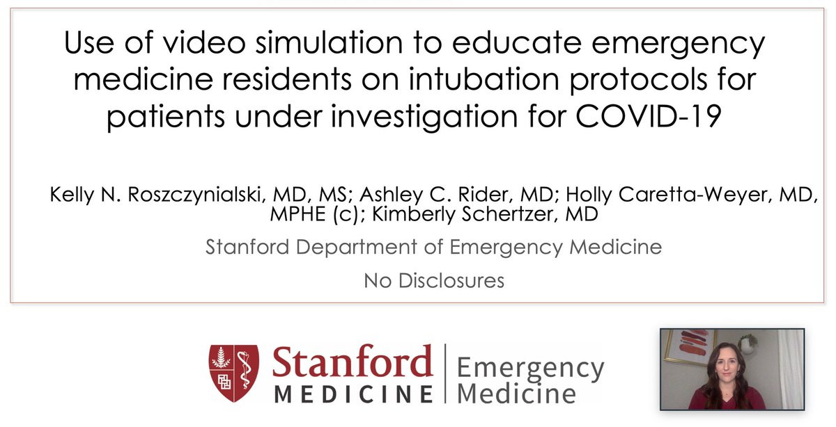 Excited to share our work from @StanfordEMED this morning for IMSH 2021! Amazed at the international representation for this virtual session and how @SSHorg and our simulation community has adapted this year! #IMSHDelivers #MedEd #Simulation