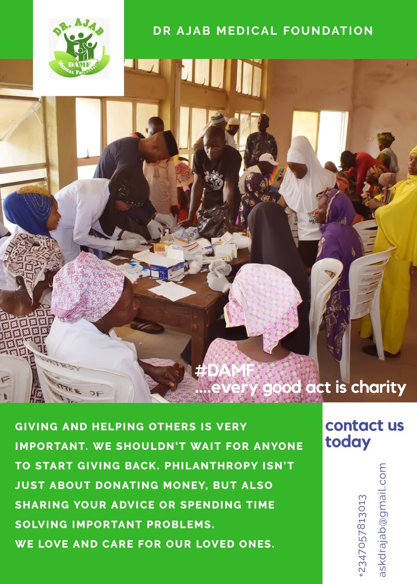 AjabFoundation's tweet photo. Giving and helping others is very important. We shouldn’t wait for anyone to start giving back. Philanthropy isn’t just about donating money, but also sharing your advice or spending time solving important problems.

We love and care for our loved ones. 

#damf_worldwide https://t.co/GilP3oEV62