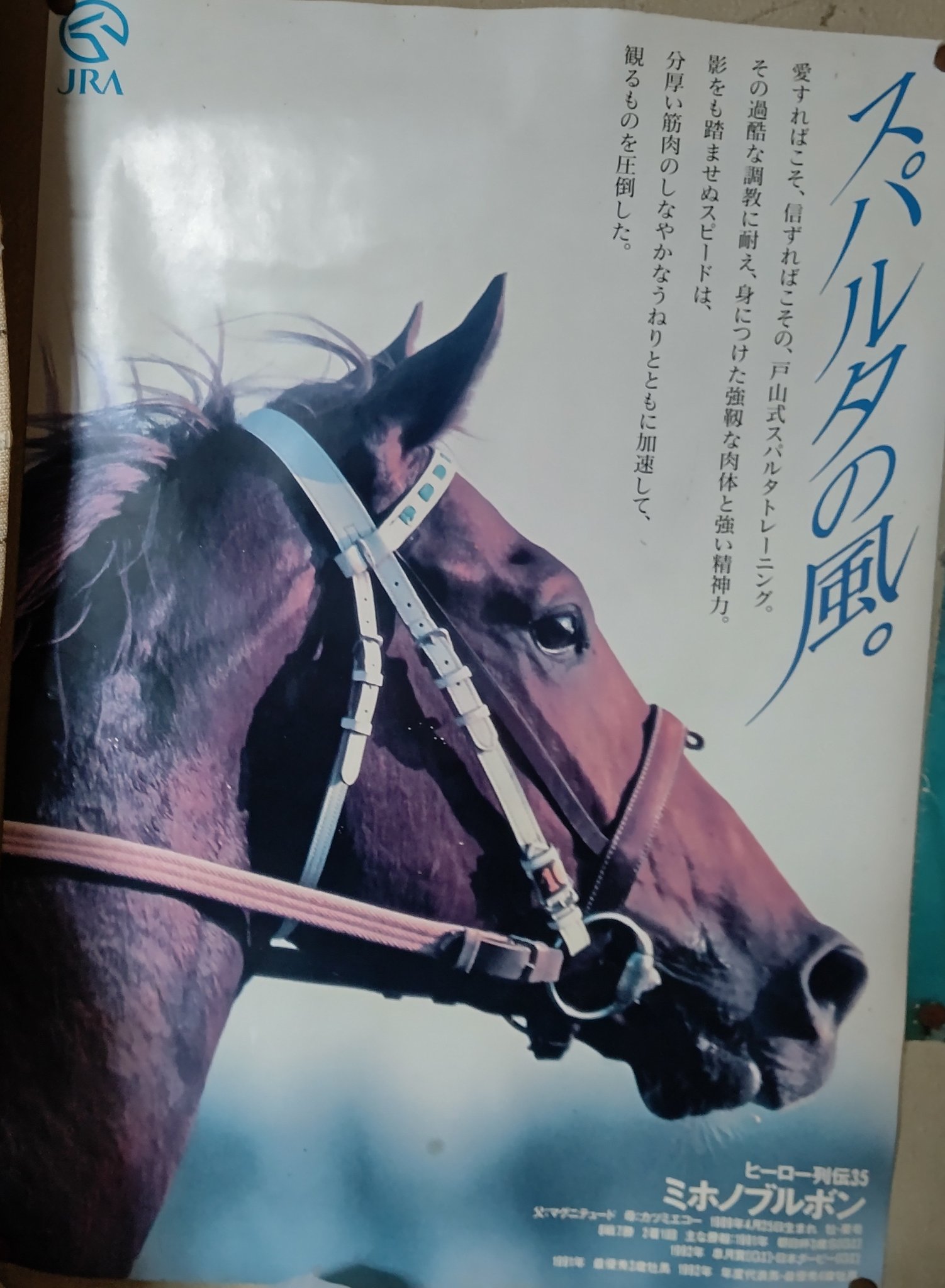 ヒーロー列伝 ミホノブルボン ポスターB3サイズ 【公式通販】