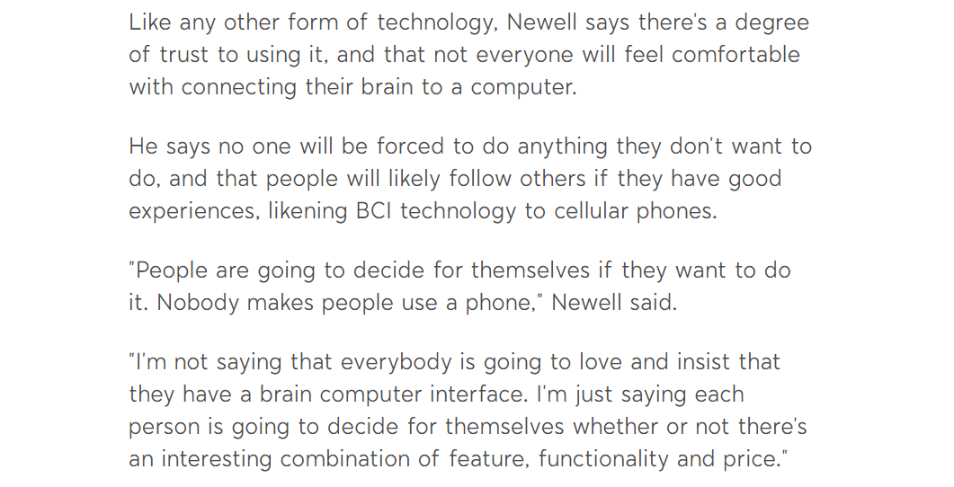 Gabe Newell says brain-computer interface tech will allow video games far  beyond what human 'meat peripherals' can comprehend