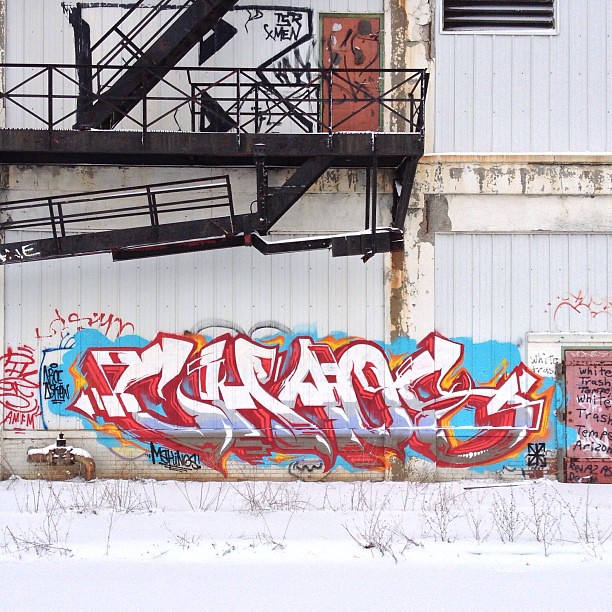 ExcuseMySarcasm's tweet photo. Chaos #detroit #detroitgraffiti #graffiti https://t.co/y5kGtKBNeL #graffiti https://t.co/n0wRYXh6PU
