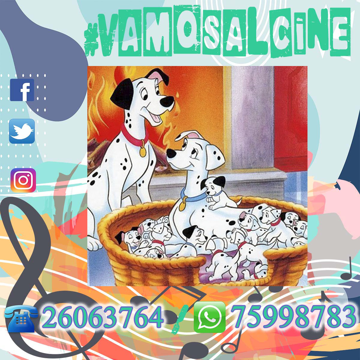 #VamosAlCine 🎬 #UnDíaComoHoy 📅
1961: la película 101 dálmatas aparece por primera vez en los cines, considerado uno de los grandes clásicos animados de Walt Disney