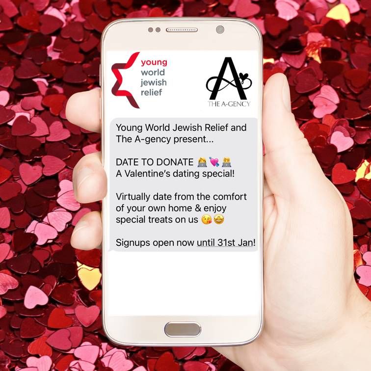 Y_WJR's tweet photo. We are so excited to collab with The A-gency to bring you: DATE TO DONATE
❤️
Sign up to the February dating pool: 10% of new signup fee will go @WJRelief and you will receive a VALENTINES DATE PACK!
❤️
Signups open now until 31st Jan: https://t.co/dEmxdcvK4i
❤️ https://t.co/Lg81YKx89c
