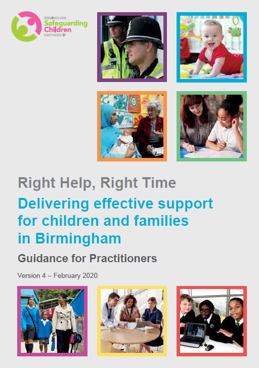 BirminghamLSCP's tweet photo. Have you completed the Right Help, Right Time e-learning course for Professionals working with Children, Young People and Families in Birmingham? The course is free and will take about 40 minutes to complete. For more info: https://t.co/vGV1XvQGz7 #safeguarding #training #RHRT https://t.co/tDWfORgmOe