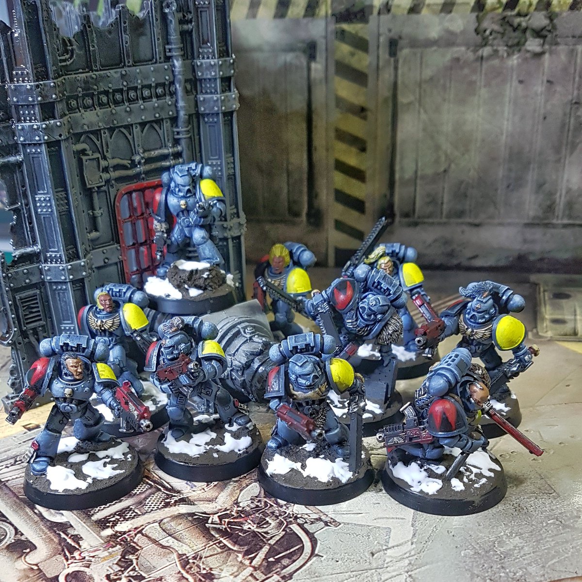 Otra unidad lista para la batalla, Cazadores Grises!! #warhammer40k