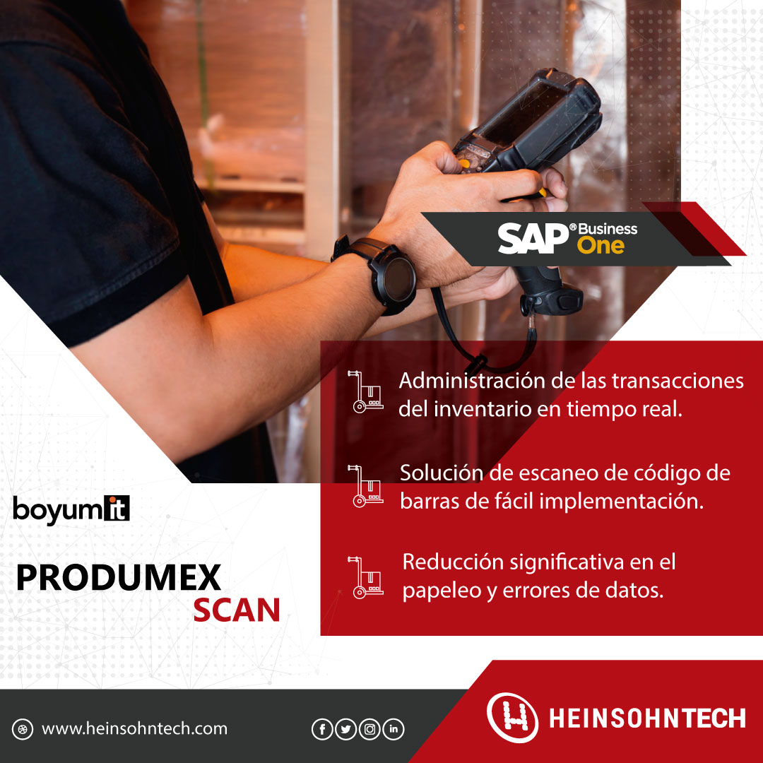 HeinsohnEcuador's tweet photo. ¡Con #ProdumexScan su empresa está a un paso de la #TransformaciónDigital!
#SAPBusinessOne cuenta con una solución de gestión de almacenes sofisticada que convierte sus procesos logísticos en operaciones optimizadas para impulsar la productividad en su cadena de suministro. https://t.co/vChgaiv31r
