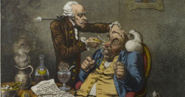 2/ The earliest reported example of the placebo effect occurred in 1799. Elisha Perkins, a Connecticut surgeon had invented two metal rods which, when rubbed over a painful area were touted to draw disease from the body.Even George Washington bought a set of Perkins tractors.