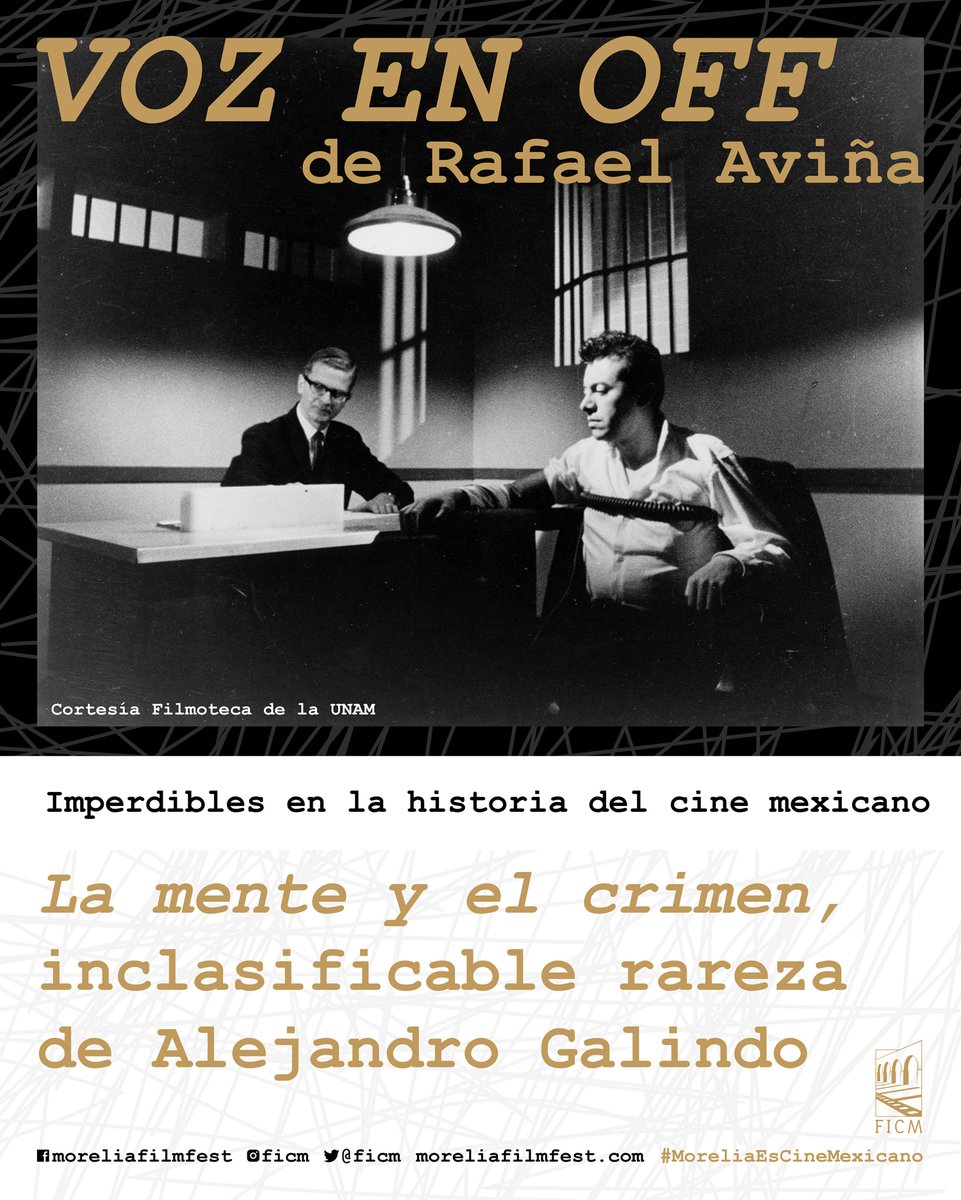 ¿Quieres conocer más detalles sobre LA MENTE Y EL CRIMEN? ¡Lee ahora #VozEnOff: ‘Las películas imperdibles del cine mexicano’ del extraordinario investigador y crítico de cine Rafael Aviña, dedicada al clásico de Alejandro Galindo! 🎬👉 [ bit.ly/3iJ9Hkg ]