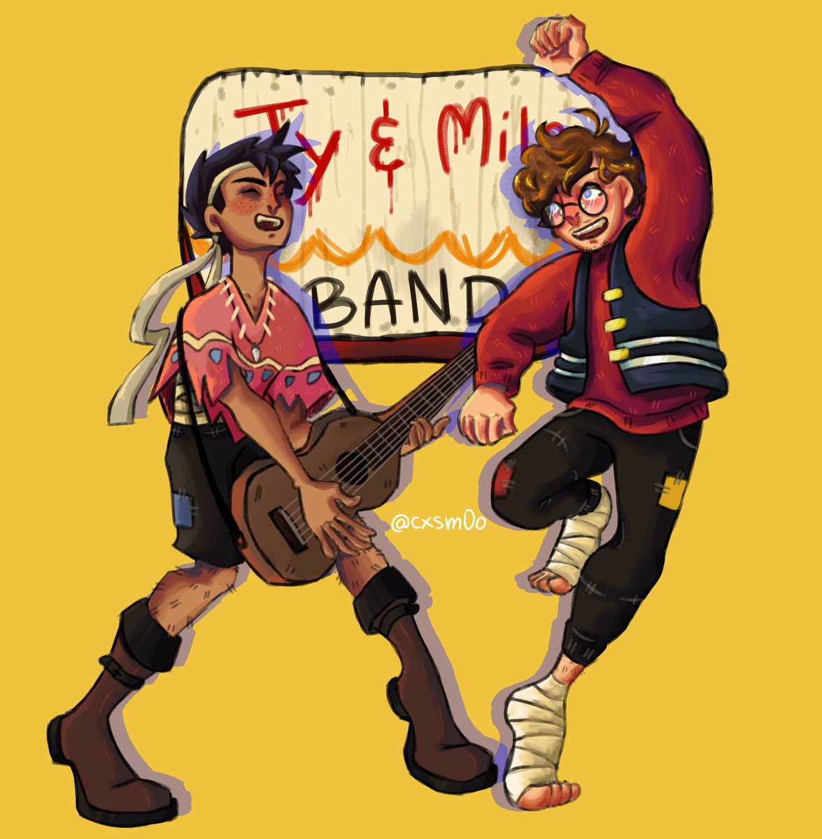 fel0ny_'s tweet photo. woooo i finally finished a fanart for @iamty and @milomumbles !!
.
.
[ #mumblesfa #iamtyfa #sbirust ] https://t.co/QuDYxthYho