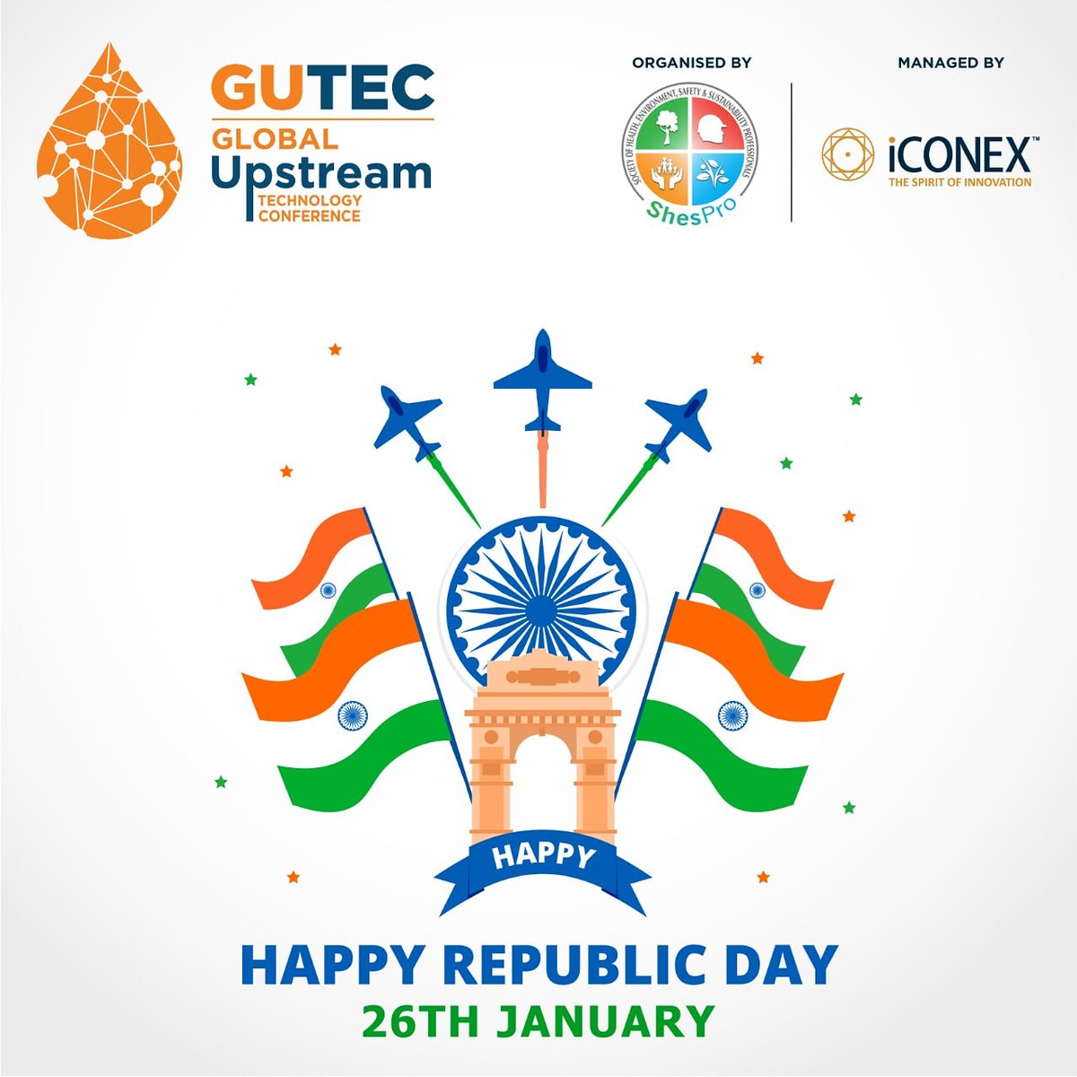 Happy Republic Day🇮🇳
#republicday #india #26january #72republicday #staysafe #stayhealthy #shespro #iconex #GUTECIndia #GUTEC2021 #gutec