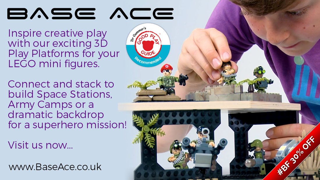 If you have #Lego #MiniFigure fan in your #Family then treat them to a @@BaseAce3D EVO 3D Platform and let their #Imagination and #CreativePlay be #Inspired. We now have a #BlackFriday #Offer of 30% OFF here https://t.co/pErPi2WtLQ #BF #Instakids #LegoFans #Legominifigures https://t.co/dUHIaFizQo