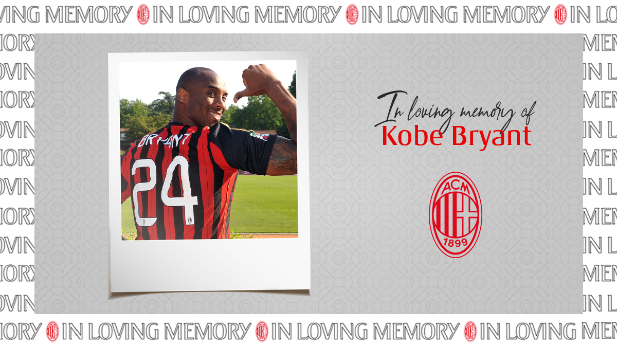 💜💛 Kobe Bryant ❤️🖤 
A year without you. Your memories help fill the void in our hearts. 
Un anno senza te: ciao Mamba. 
#SempreMilan #SempreKobe