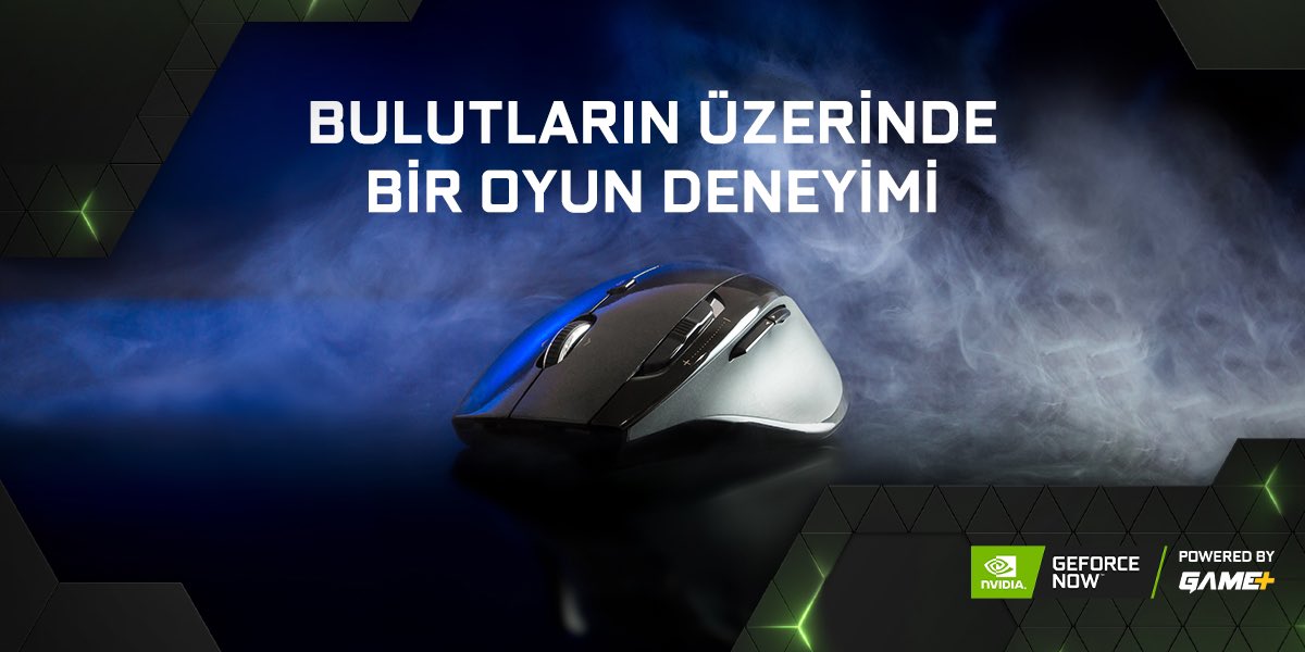 NVIDIAGFNTR's tweet photo. “Bulut Oyun Teknolojisi” yerel sunucular ve GeForce NOW powered by GAMEPLUS ile Türkiye’de. Hazır mısın? Ön kayıt linki👉🏻  https://t.co/PvLeTlqdxO https://t.co/FNNHIPhj0E
