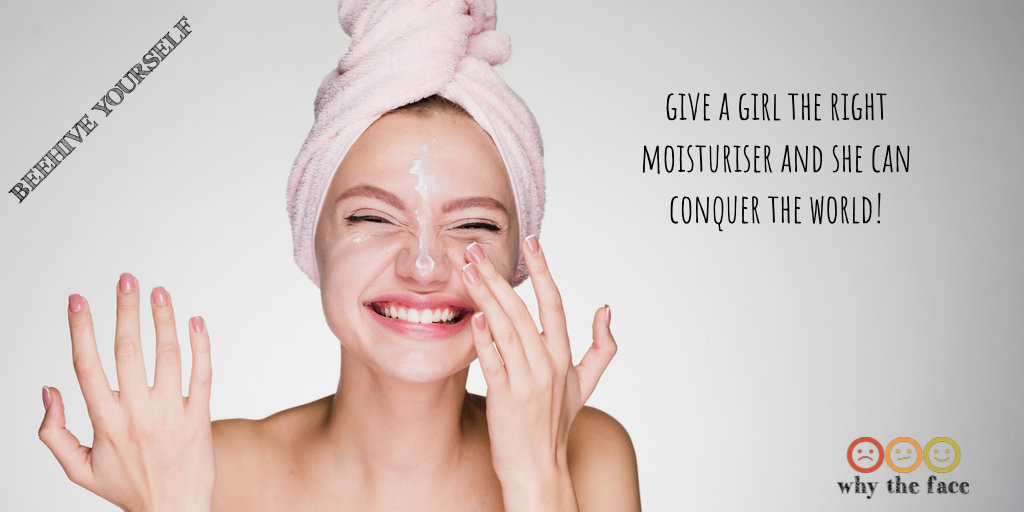 whythefaceUK's tweet photo. Beehive Yourself, a luxuriously decadent moisturiser that ensures your skin is soft, supple and sweet like honey. 
Apply a small amount of Beehive Yourself to your face, massage gently with fingertips until absorbed and then conquer the world. 

Shop here: https://t.co/qDDnsySlP6 https://t.co/JQBOD6jI8e