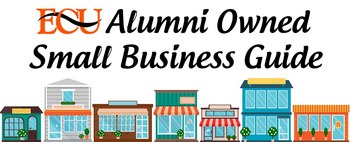 Check out our ECU Alumni Owned Small Business Guide --> ow.ly/31CK50CysAq
If your favorite ECU Alumni owned business isn't listed, make sure to fill out the form on the webpage!
