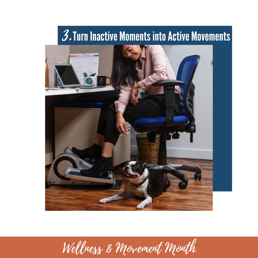 Fitterfirst's tweet image. Wellness &amp;amp; Movement Month continues with STEP THREE on our list to help you bring MOVEMENT to January. Turn Inactive Moments into Active Movements. Learn more about how to challenge  yourself to MOVE in situations you normally wouldn't on our Instagram! instagram.com/fitterfirst