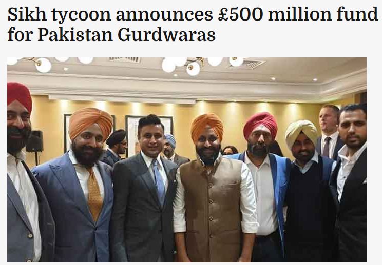 In June 2019, there was a meeting with Zulfi Bukhari,Special Assistant to Pakistan PM Imran Khan. In this meeting London based businessman Peter Virdee announce 500 million euro fund for Pakistan Gurudwara!This Peter Virdee is financial bone of Khalistan movement in UK.Thread