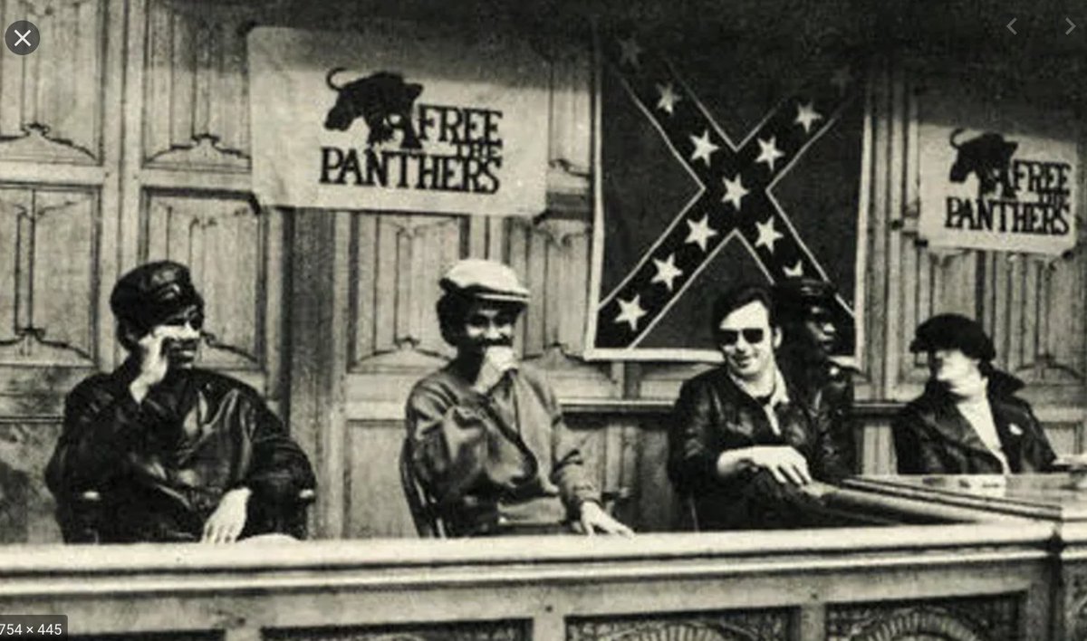As far as I can tell, it's based on a fundamental misreading of the semiotics of the Confederacy by the counterculture in the '60s and '70s -- the assumption that because they used the Stars and Bars, the Young Patriots were neo-Confederates.They were not.