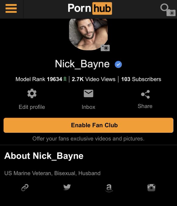 Joined the @PornhubModels Program!  Checkout my account! Nick_Bayne https://t.co/FGbfoOoTTX<a class="tags" target="_blank" title="On Twitter" href="/?out=eyJ0eXAiOiJKV1QiLCJhbGciOiJIUzUxMiJ9.eyJpYXQiOjE3MjAwOTU5MjQsImlzcyI6InR3cG9ybnN0YXJzLmNvbSIsIm5iZiI6MTcyMDA5NTkyNCwiZXhwIjoxNzUxNjMxOTI0LCJyZWRpcmVjdF91cmwiOiJodHRwczovL3R3aXR0ZXIuY29tL1Bvcm5odWJNb2RlbHMifQ.XdKw5wtVplAhjSQayzQ70QK4H3Ns-9LbQpKvT539xmODzghk01nJrFtQDpfg9XWAkhzPS-_gpXzh7ylhQP-W3A">@PornhubModels</a>