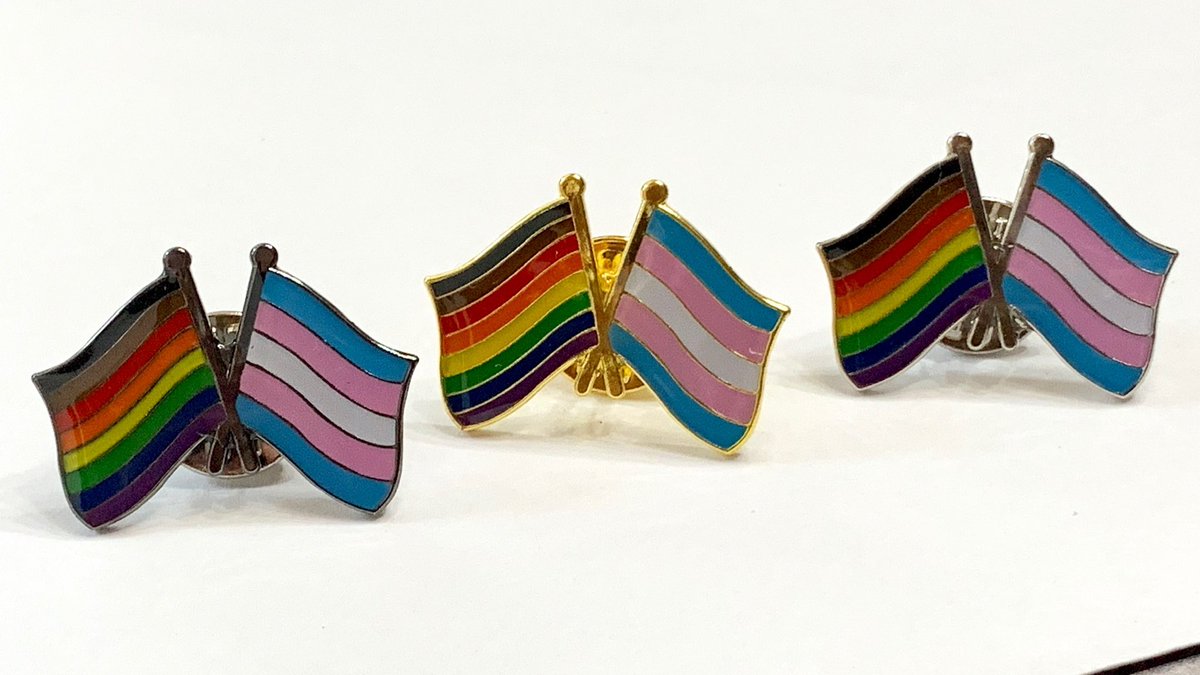 hannsimp's tweet photo. Know a transgender service member or veteran? 🏳️‍🌈🇺🇸🏳️‍⚧️ Celebrate them today with a Trans+USA or Progress Pride+USA flag pin for their uniform, or wear one yourself as an ally! https://t.co/mubObcs8xV

#TransIsBeautiful #TransLivesMatter #EqualityAct #LetUsServe #TransMilitary https://t.co/66zPD6bRN0