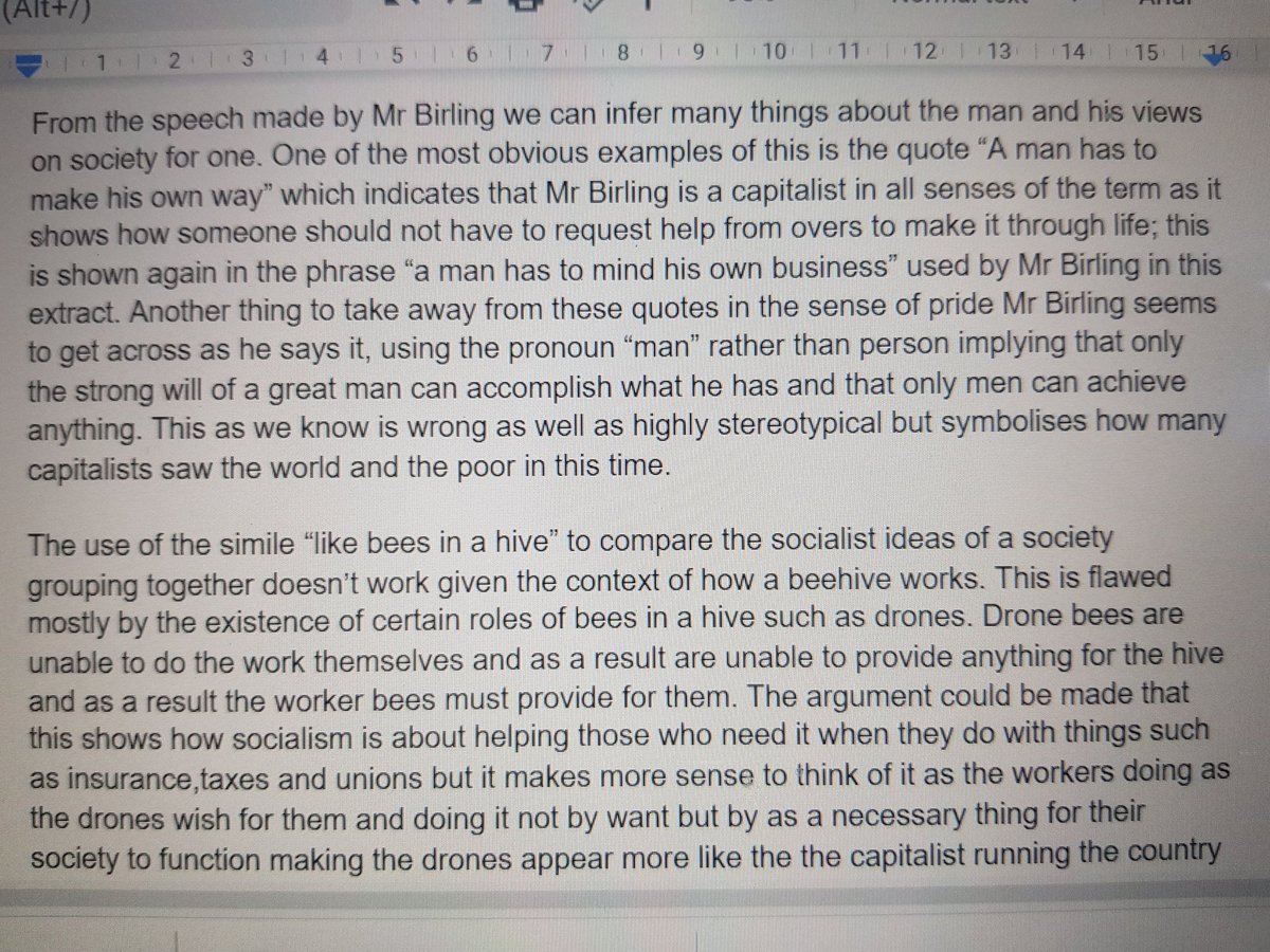 MrsMc_Laugh_lin's tweet image. Just look at these though 😍 delving deeper into Mr Birling's 'hive' simile - great active discussion about bees over Google Meet and then this! Fab work Y10s. 👏 @UnityEnglish @UnityBlackpool