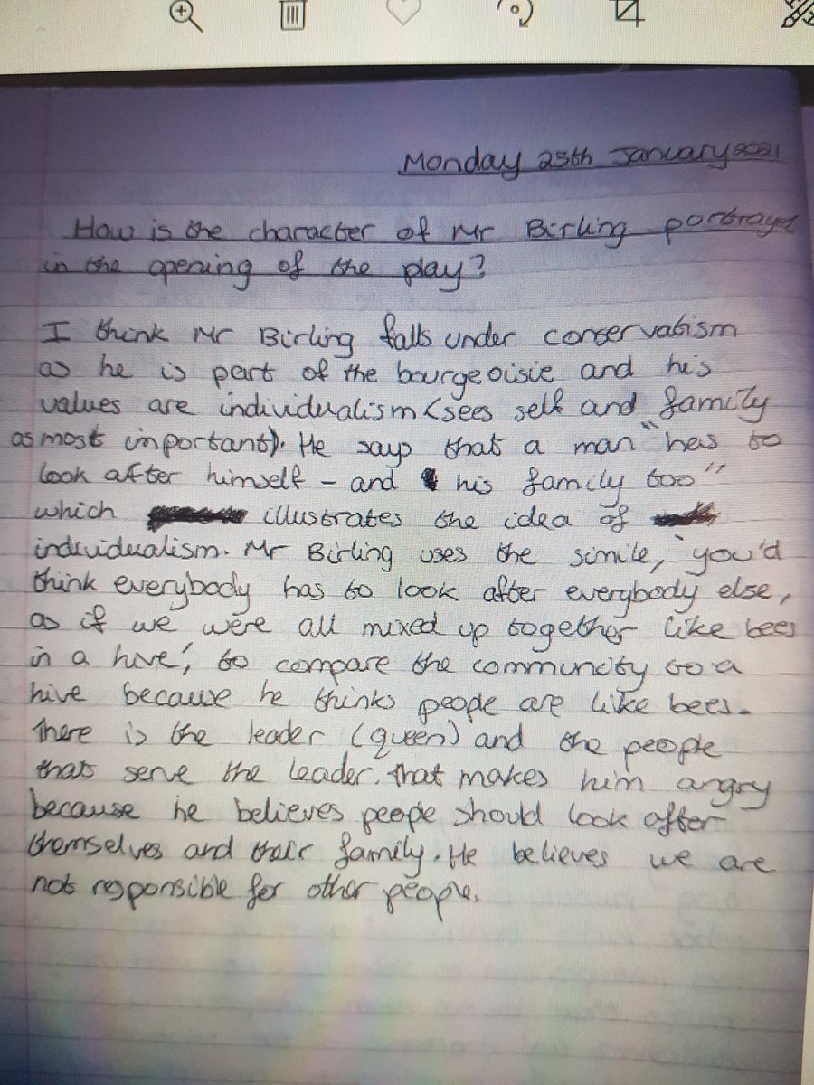 MrsMc_Laugh_lin's tweet image. Just look at these though 😍 delving deeper into Mr Birling's 'hive' simile - great active discussion about bees over Google Meet and then this! Fab work Y10s. 👏 @UnityEnglish @UnityBlackpool
