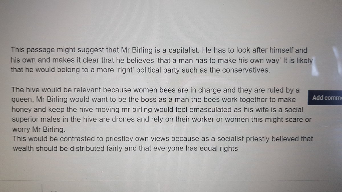 MrsMc_Laugh_lin's tweet image. Just look at these though 😍 delving deeper into Mr Birling's 'hive' simile - great active discussion about bees over Google Meet and then this! Fab work Y10s. 👏 @UnityEnglish @UnityBlackpool