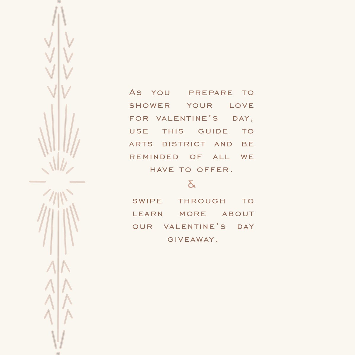 SweetYield's tweet image. ♥️GIVEAWAY♥️ Arts District businesses have teamed up to host a MASSIVE Valentine's giveaway (valued at over $1,000) featuring gifts that represent the charm &amp;amp; quality of our shops, studios, restaurants, and museums!

Head to instagram.com/sweetyieldstud… to enter!