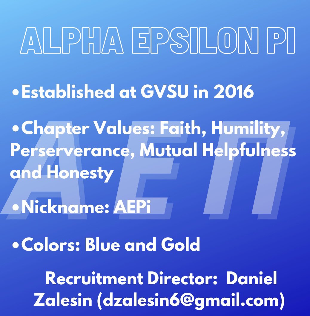 GVSU Interfraternity Council tweet media