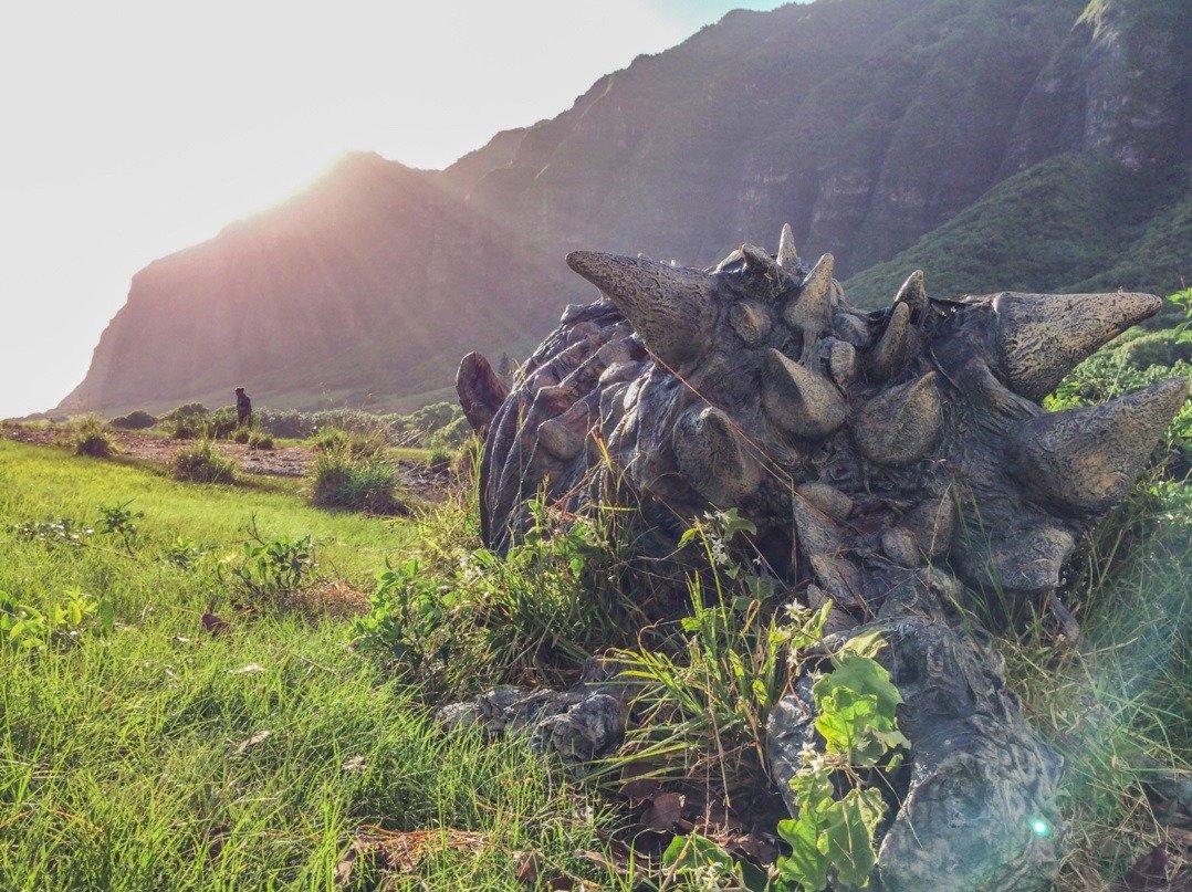 [5/19] After the Brachiosaurus Encounter at Main Street, we would get some more extended shots of Wheatley's Expedition going to the Bunker 02-17, specifically showing a Peloroplites corpse, that scene also appears in the trailers of Fallen Kingdom